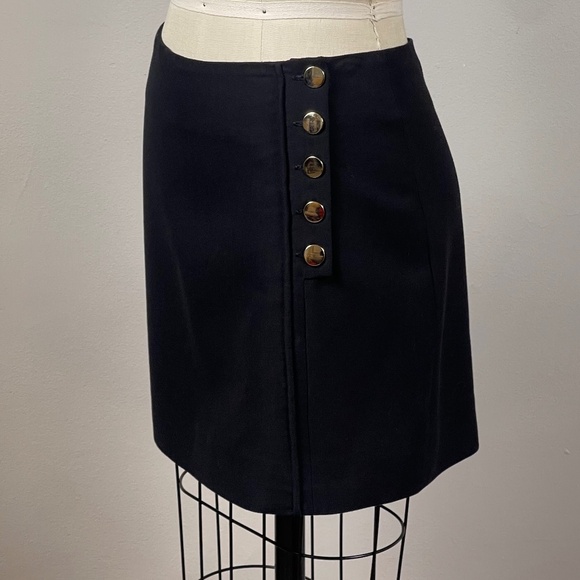 Ba Sh Ba&Sh Side Button Mini Pencil Skirt in Black Polyester Small Size - Picture 4 of 11